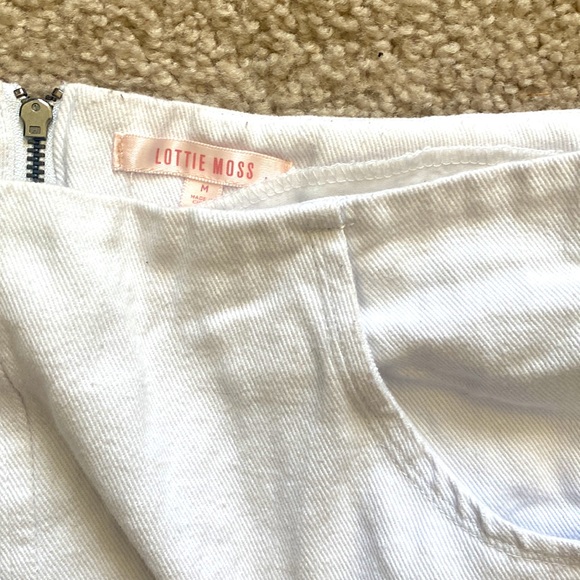 White Mini Skirt - Picture 4 of 4